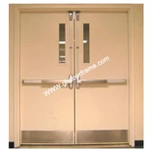 UL 90 minút oceľový prvotný maľba oheň hodnotené dvere s panickou tyč