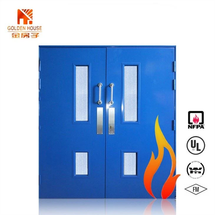GH UL Uvedené FD30 Fire Dvere Building Materials Dvere Fire odolný zváraný rám pre americký trh